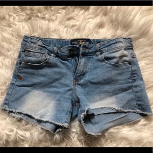 Lucky brand denim cutoff shorts.